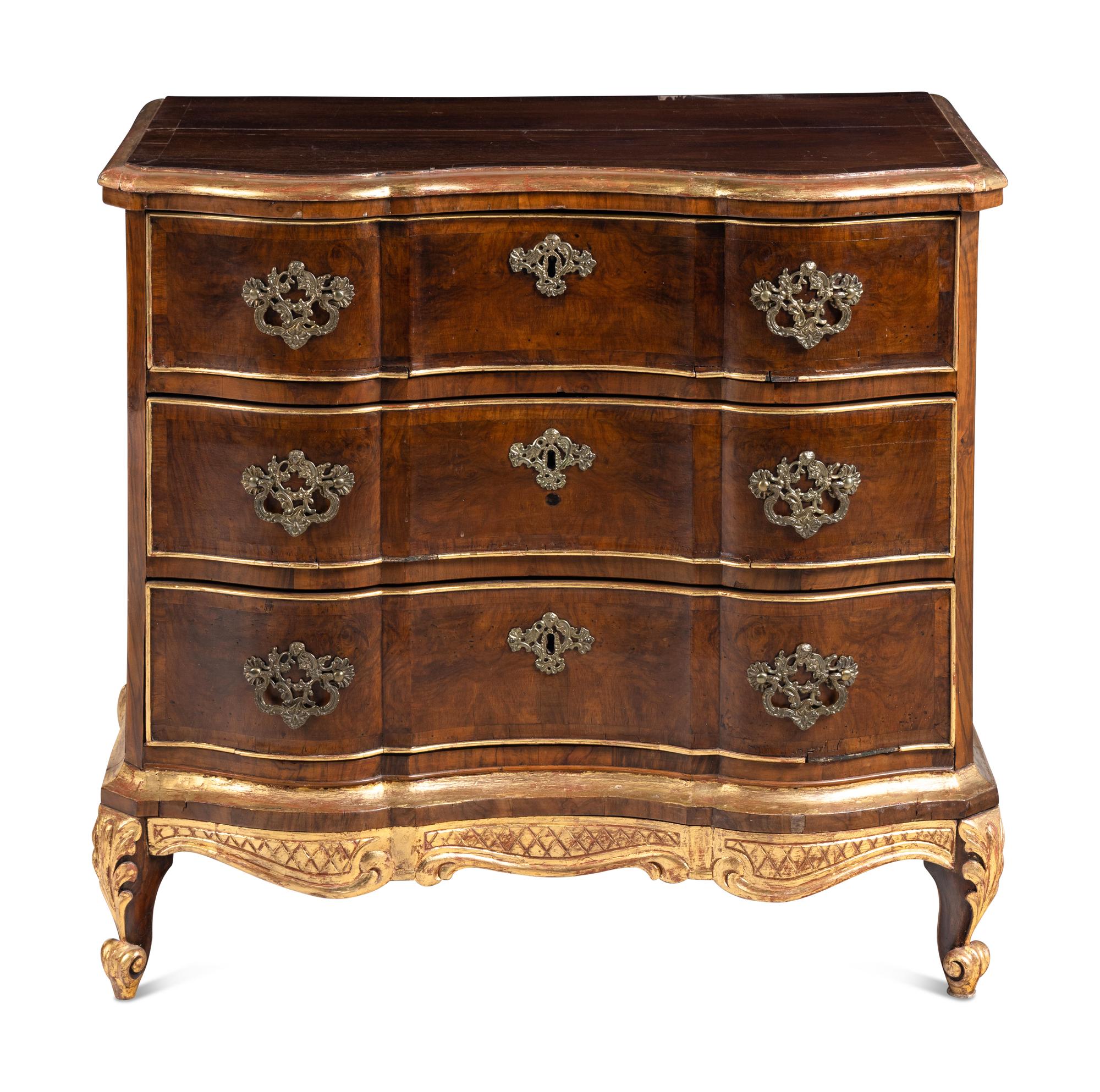 A North European Walnut Commode