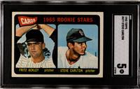 A 1965 Topps Steve Carlton Rookie Baseball Card No. 477 (SGC 5 EX)
