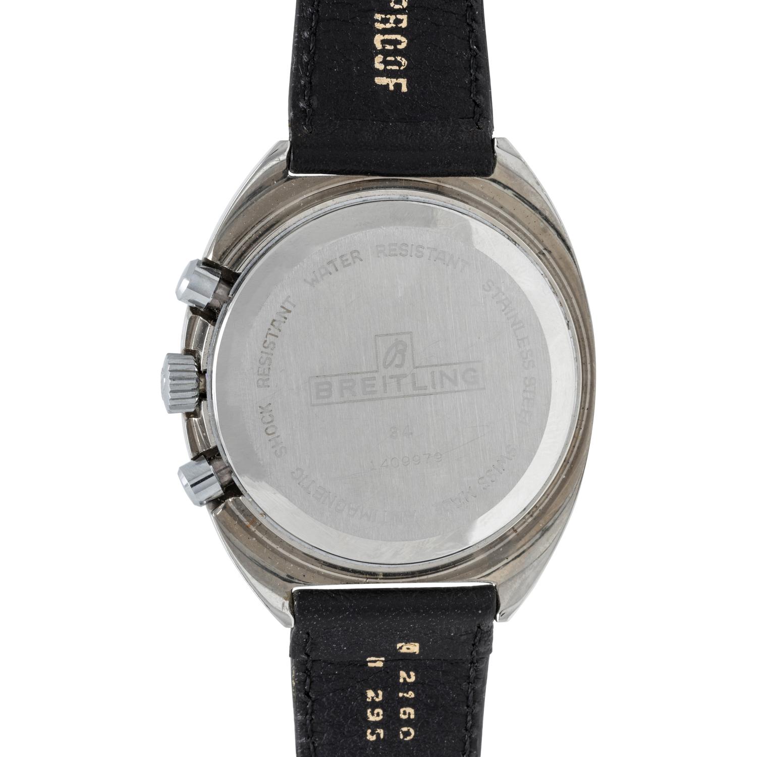 BREITLING, REF. 2734 STAINLESS STEEL 'SLOW MOTION' CHRONOGRAPH WATCH