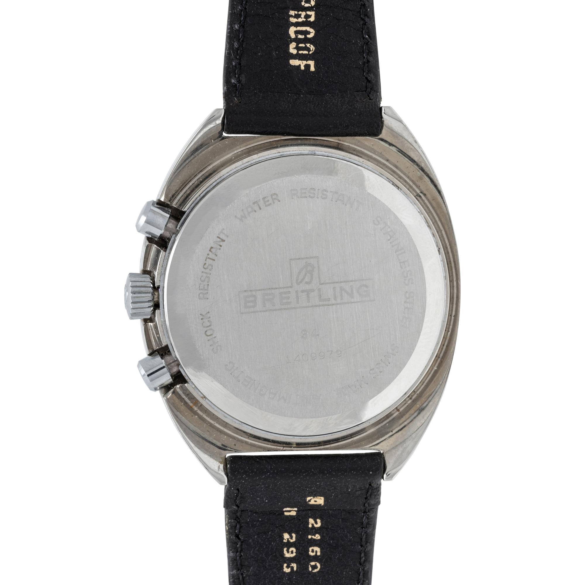 BREITLING, REF. 2734 STAINLESS STEEL 'SLOW MOTION' CHRONOGRAPH WATCH