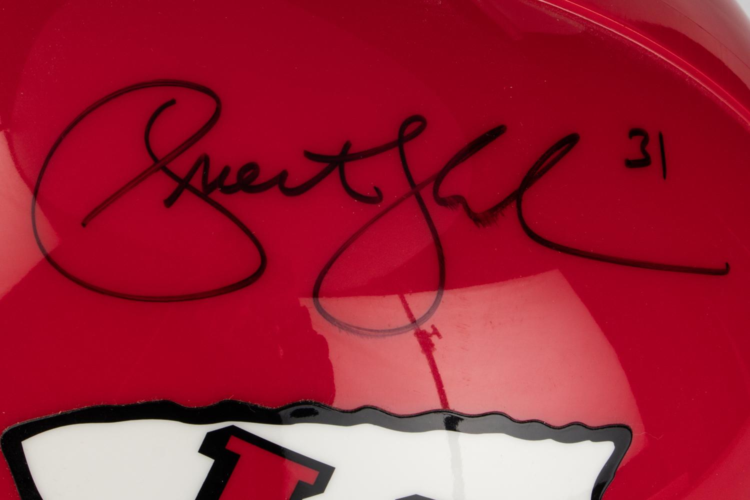 A Collection of Signed Autograph NFL Full Size Helmets