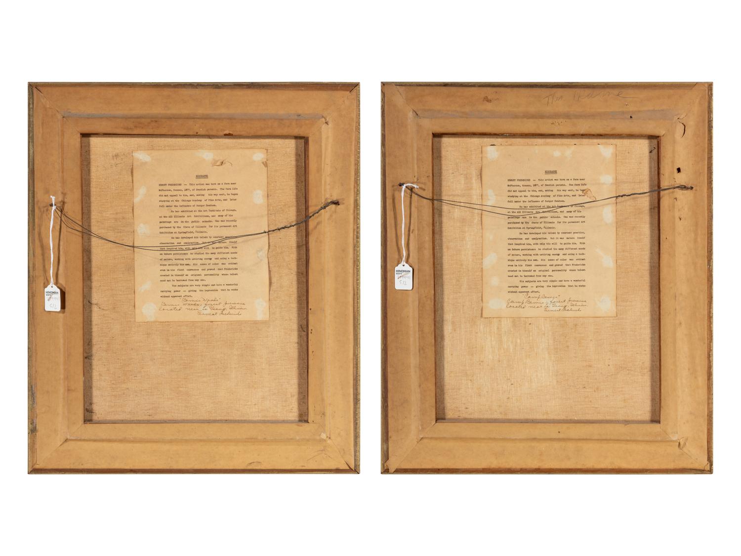 A Pair of Works including Berns Wood and Camp Berns
