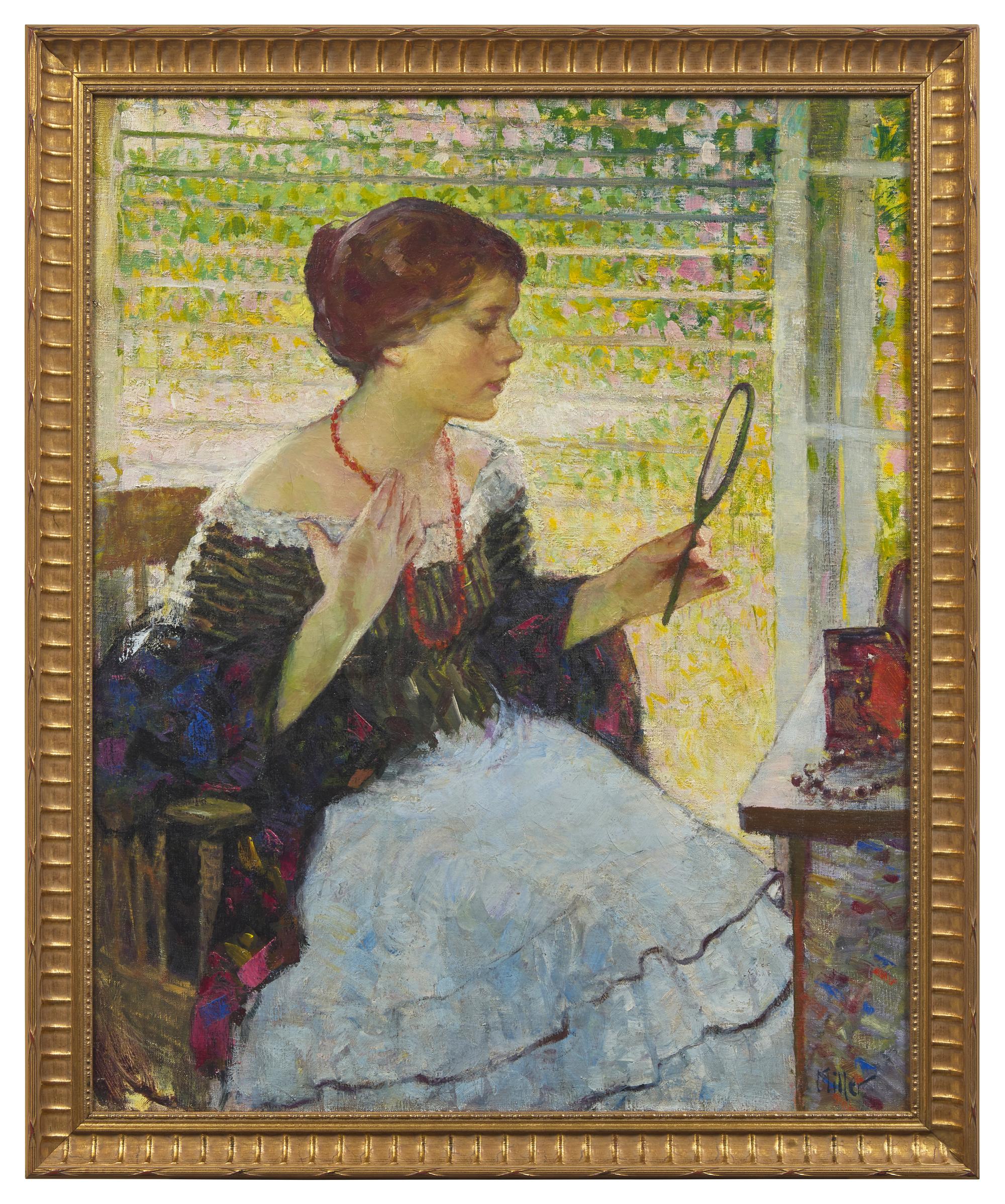 Young Woman at Her Dressing Table , c. 1912-14