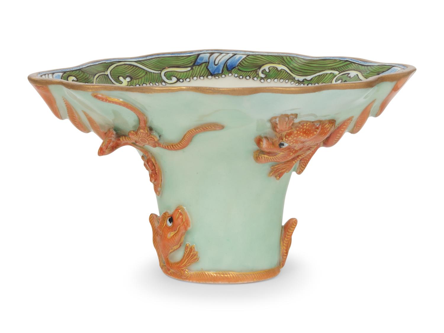 Four Porcelain Libation Cups
