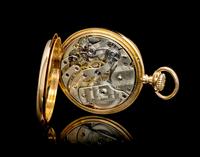 An 18 Karat Rose Gold Open Face Pocket Watch, Patek Philippe for the Cowell & Hubbard Co., Circa 1892,