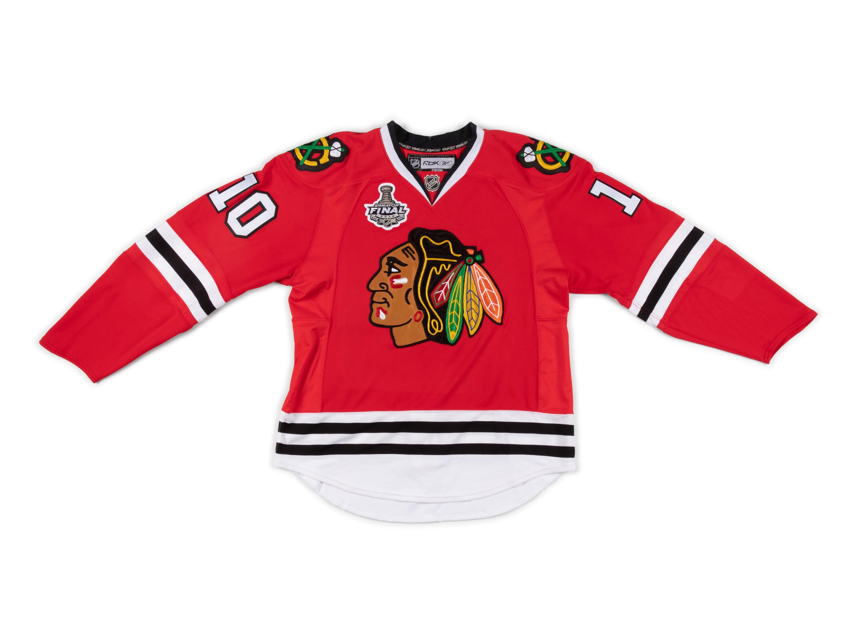 A 2010 Chicago Blackhawks Ceremonial Jersey Presented to Chicago Mayor Richard M. Daley.