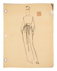 A Large Group of Norell Fashion Sketches