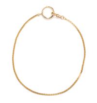A 14 Karat Yellow Gold Watch Chain, 6.70 dwts.