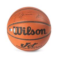 A Michael Jordan Signed Autograph Wilson Basketball (Beckett Authentication Services Letter, Upper Deck Authenticated Hologram).