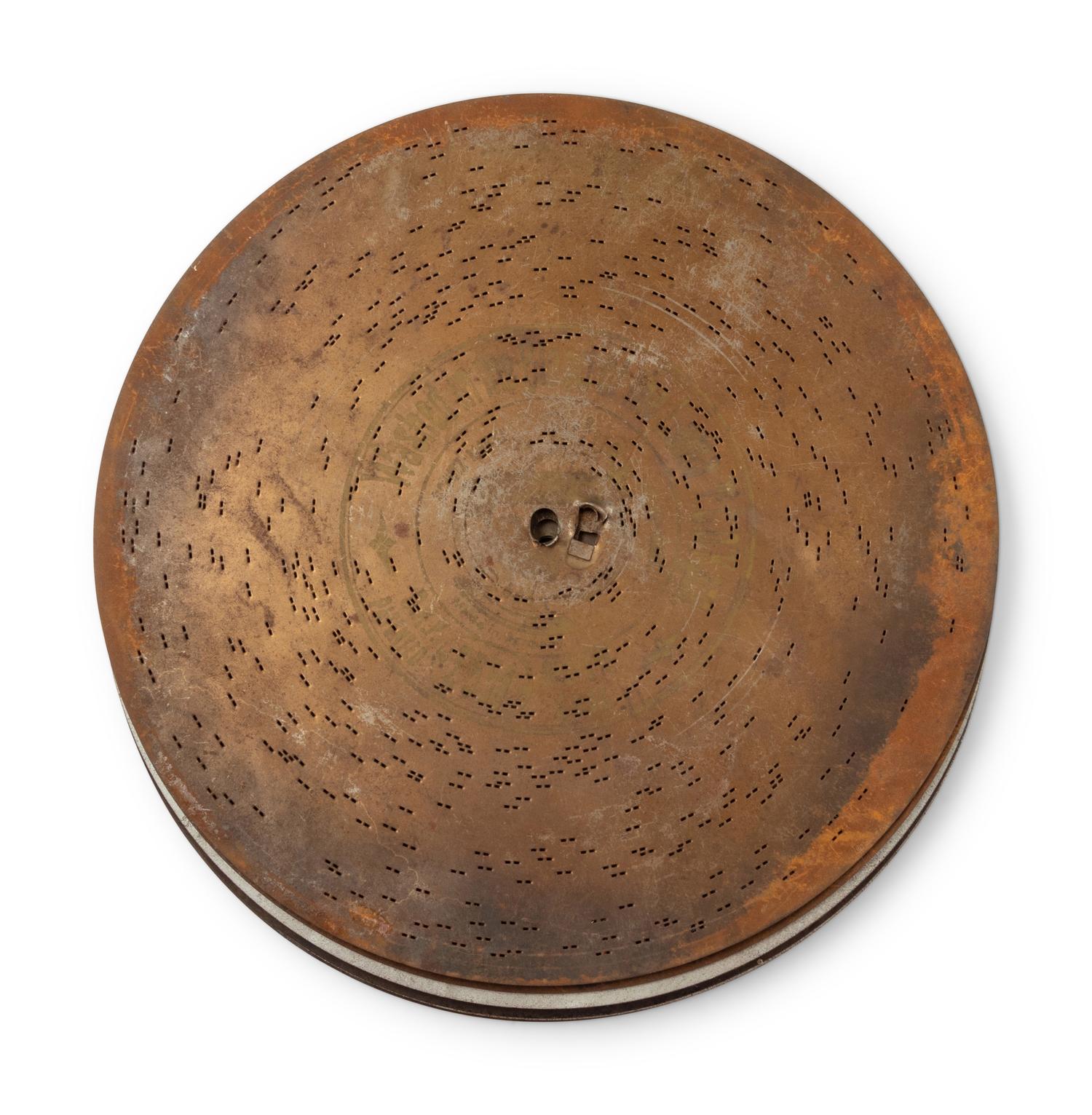 A Symphonion Disk Music Box