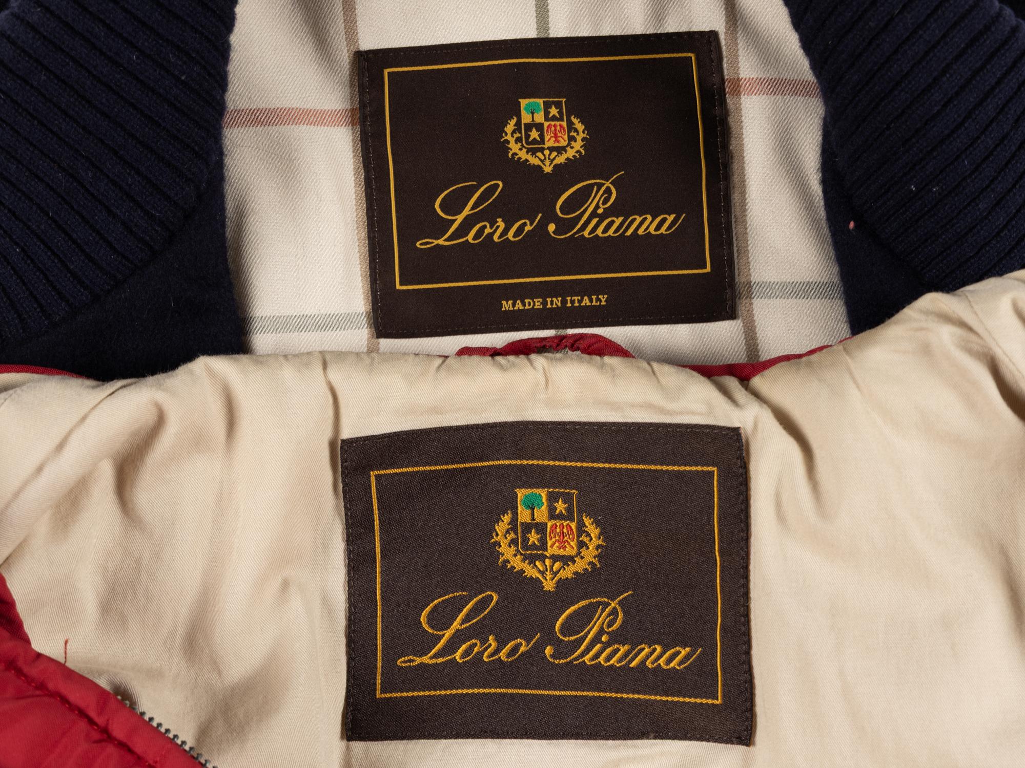 Loro Piana & Ermenegildo Zegna, Three Vests