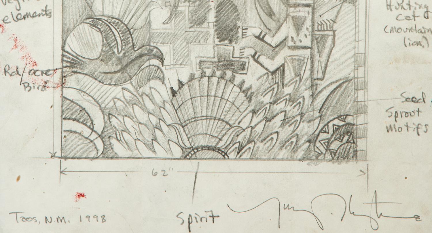 Sketch for Blue Corn Portal