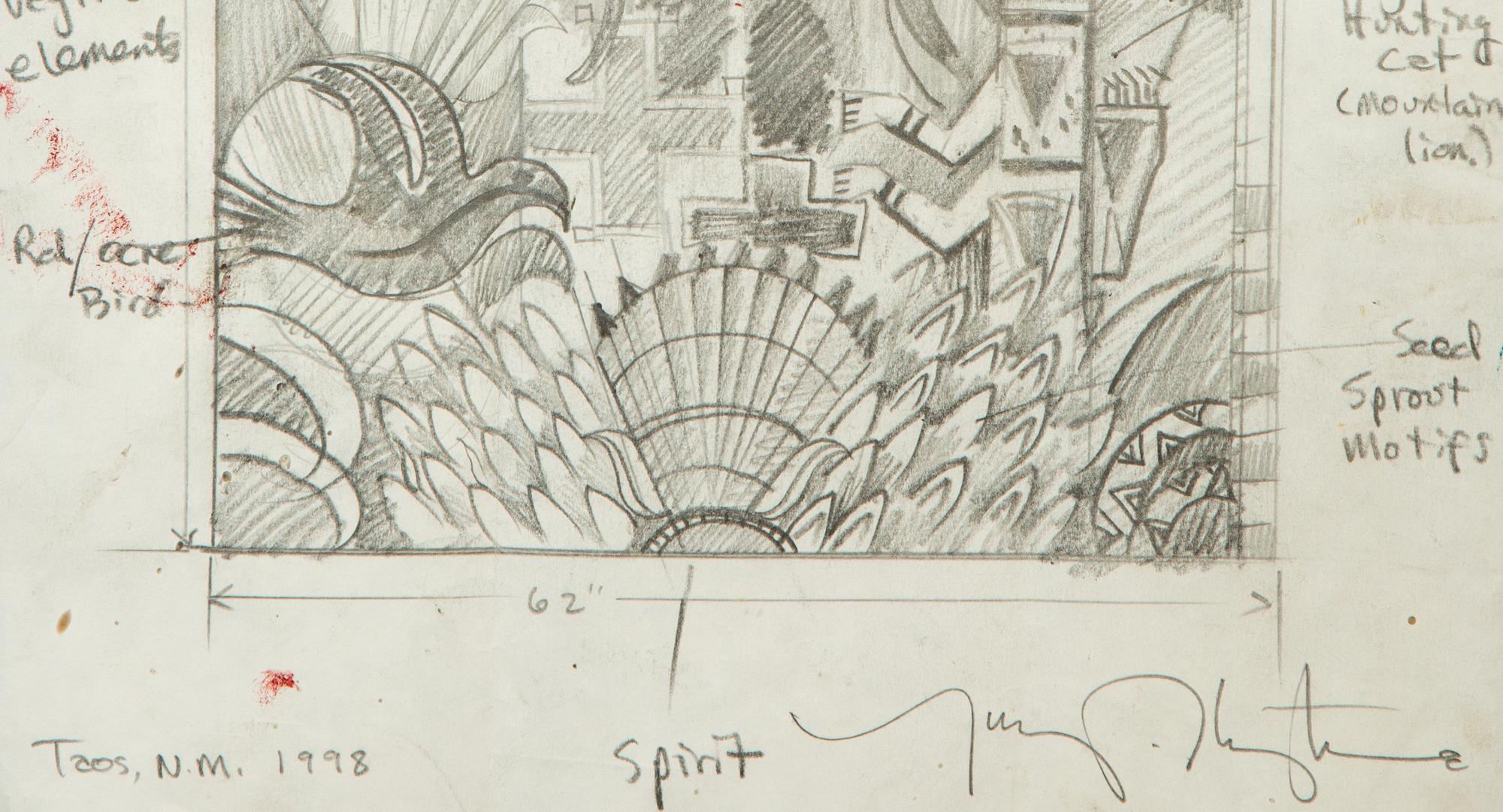 Sketch for Blue Corn Portal