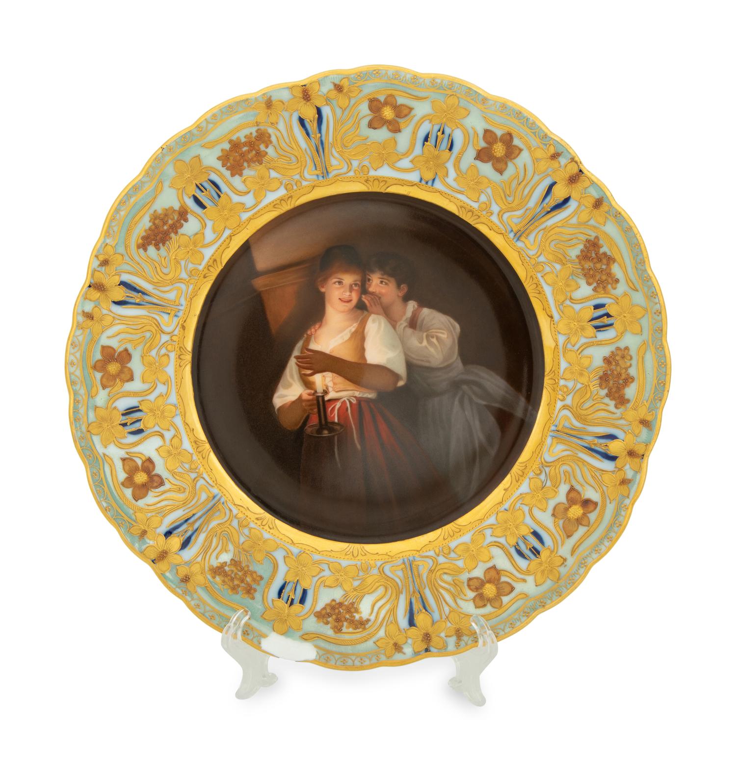 A Vienna Porcelain Cabinet Plate — 19TH CENTURY