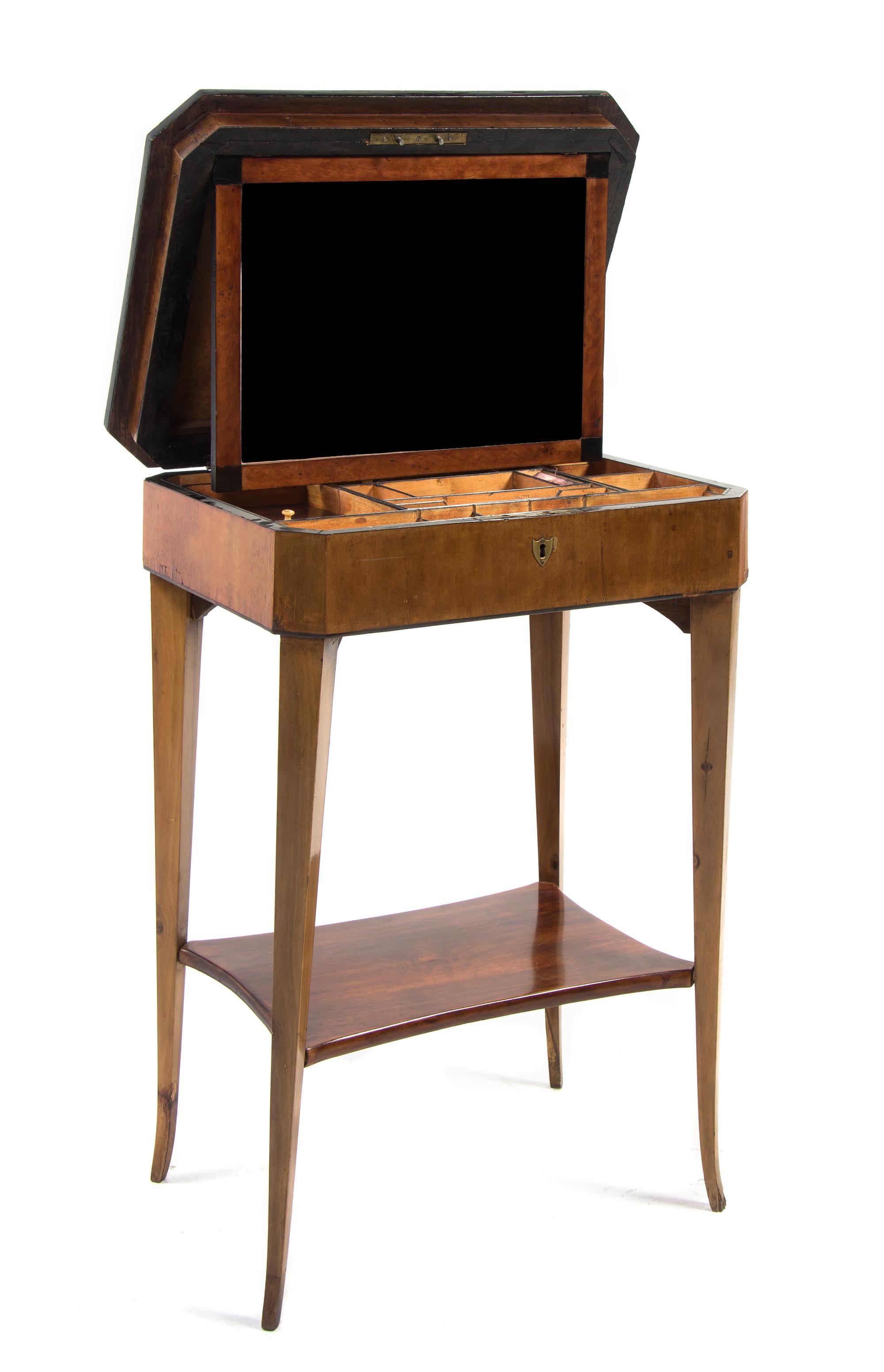 A German Fruitwood Dressing Table