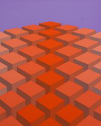 Marko Spalatin, (American, b. 1945), Cube Field V