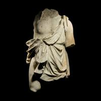 A Roman Style Marble Body of a Youth with Flowing Robe