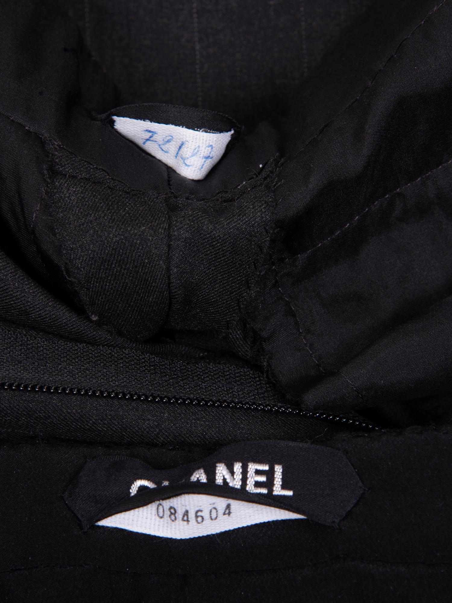Two Chanel Haute Couture Items: One Pair of Pants, One Skirt, 1980-2000s