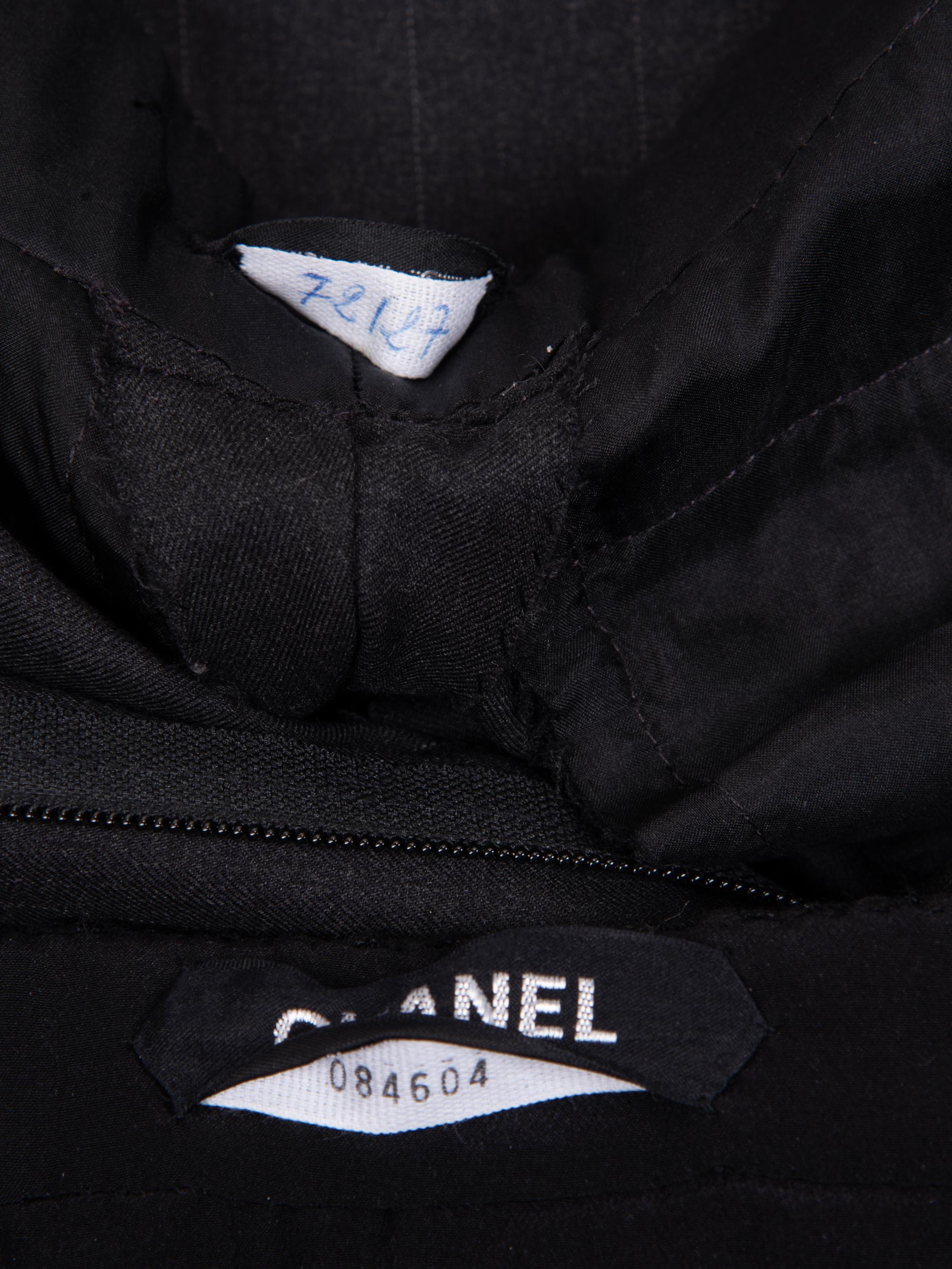Two Chanel Haute Couture Items: One Pair of Pants, One Skirt, 1980-2000s