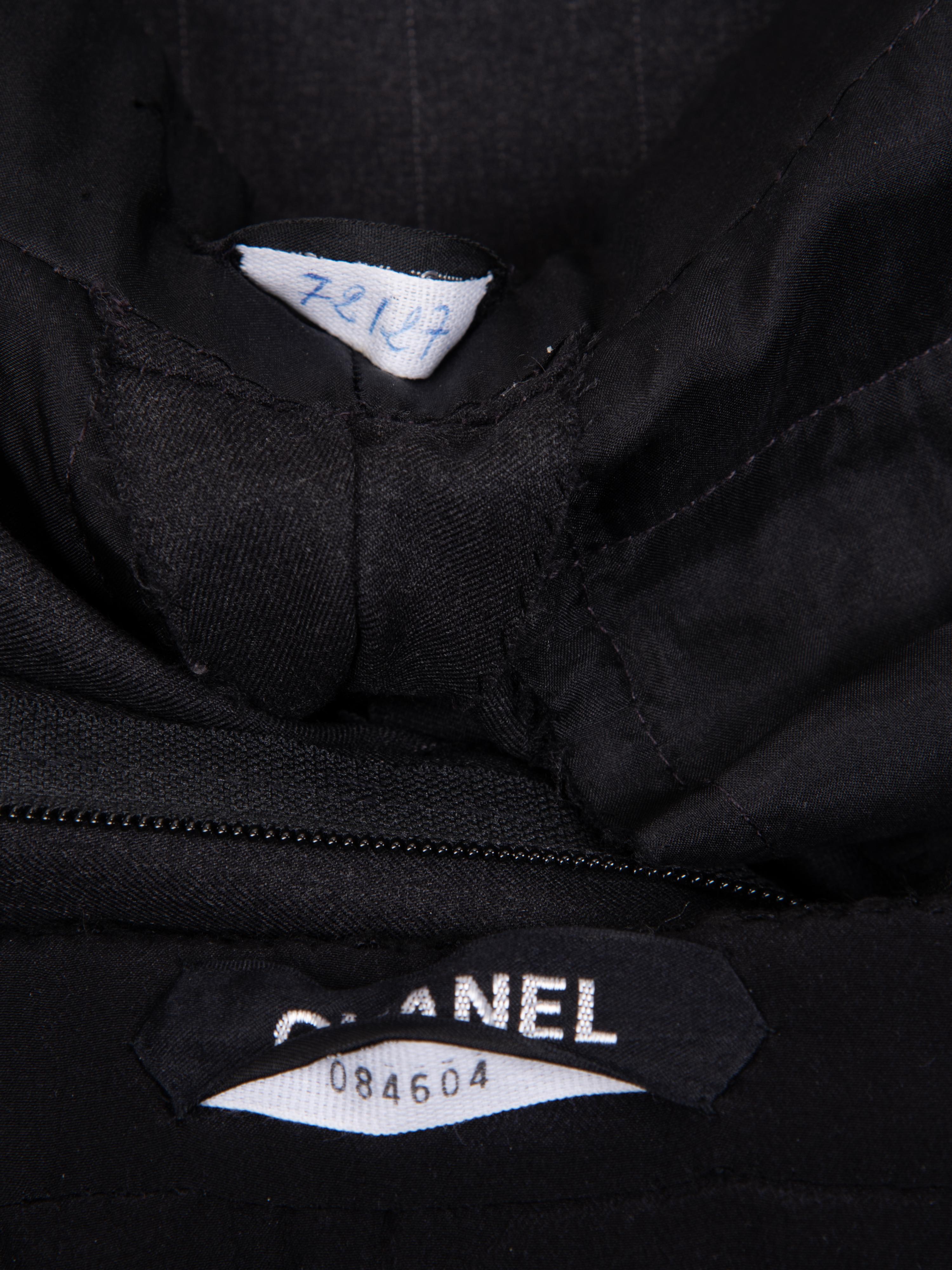 Two Chanel Haute Couture Items: One Pair of Pants, One Skirt, 1980-2000s