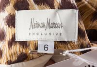 Silk Leopard Print Jacket, 1990-2000s Size label: 6