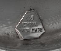 An Israeli Silver Goblet, 20th Century, with incised and 'jeweled' decoration.