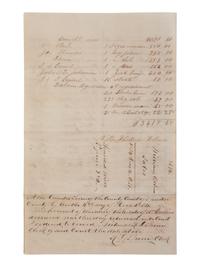 [ENSLAVEMENT & ABOLITION]. A group of 6 estate documents listing individual enslaved persons, most by name. [Bourbon County, KY]. 1831-1861.