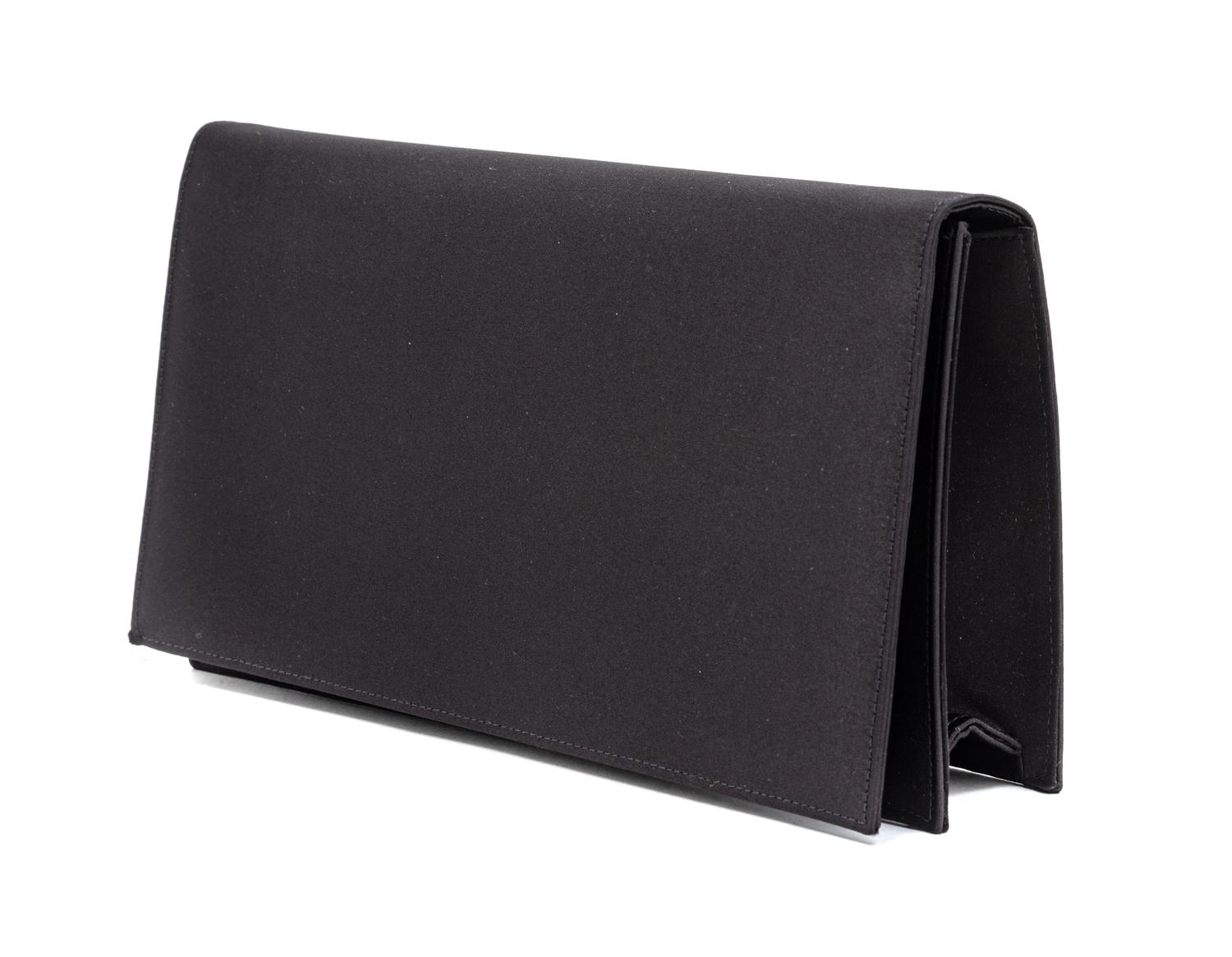 Two Gianni Versace Black Clutches, 1990s