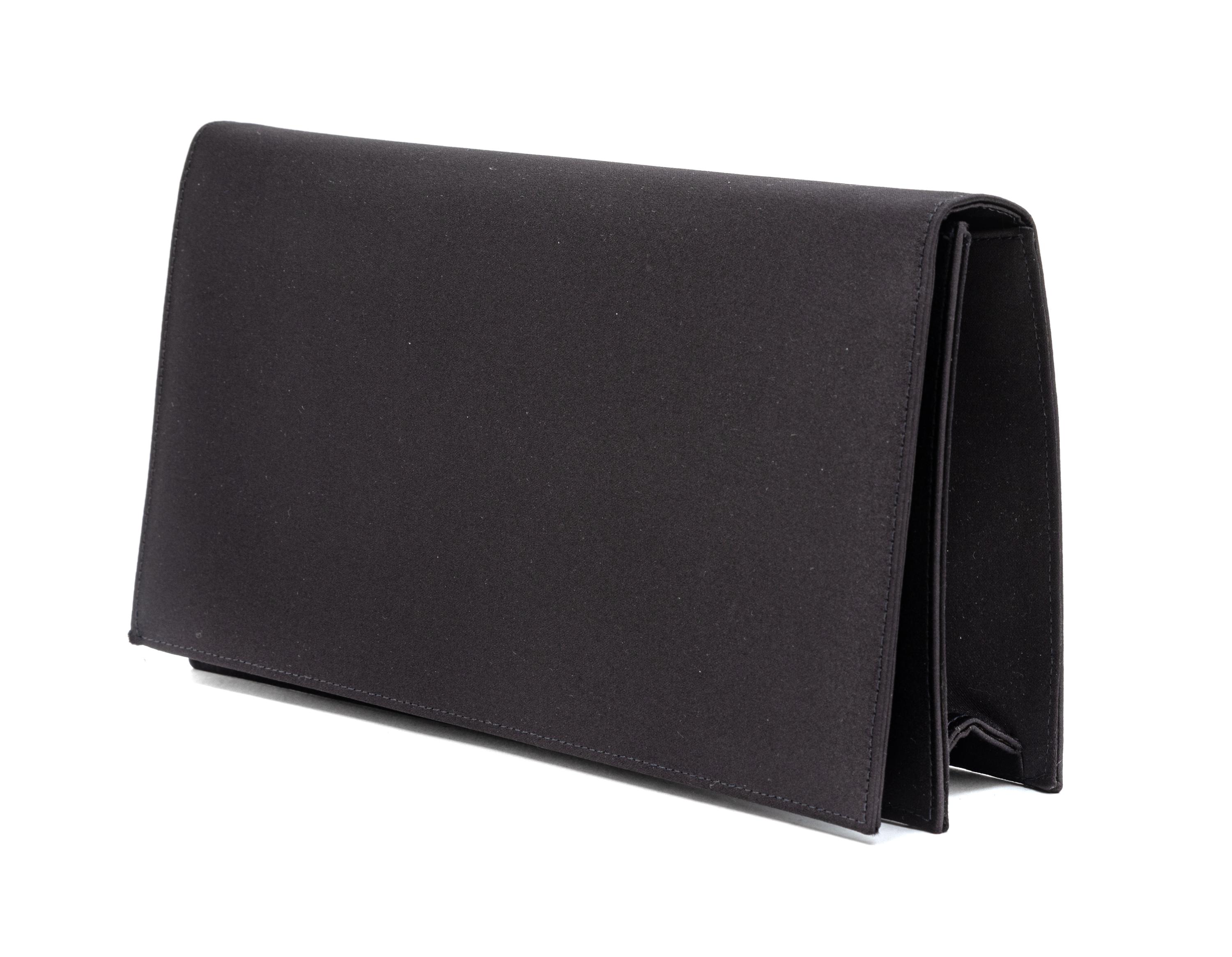 Two Gianni Versace Black Clutches, 1990s