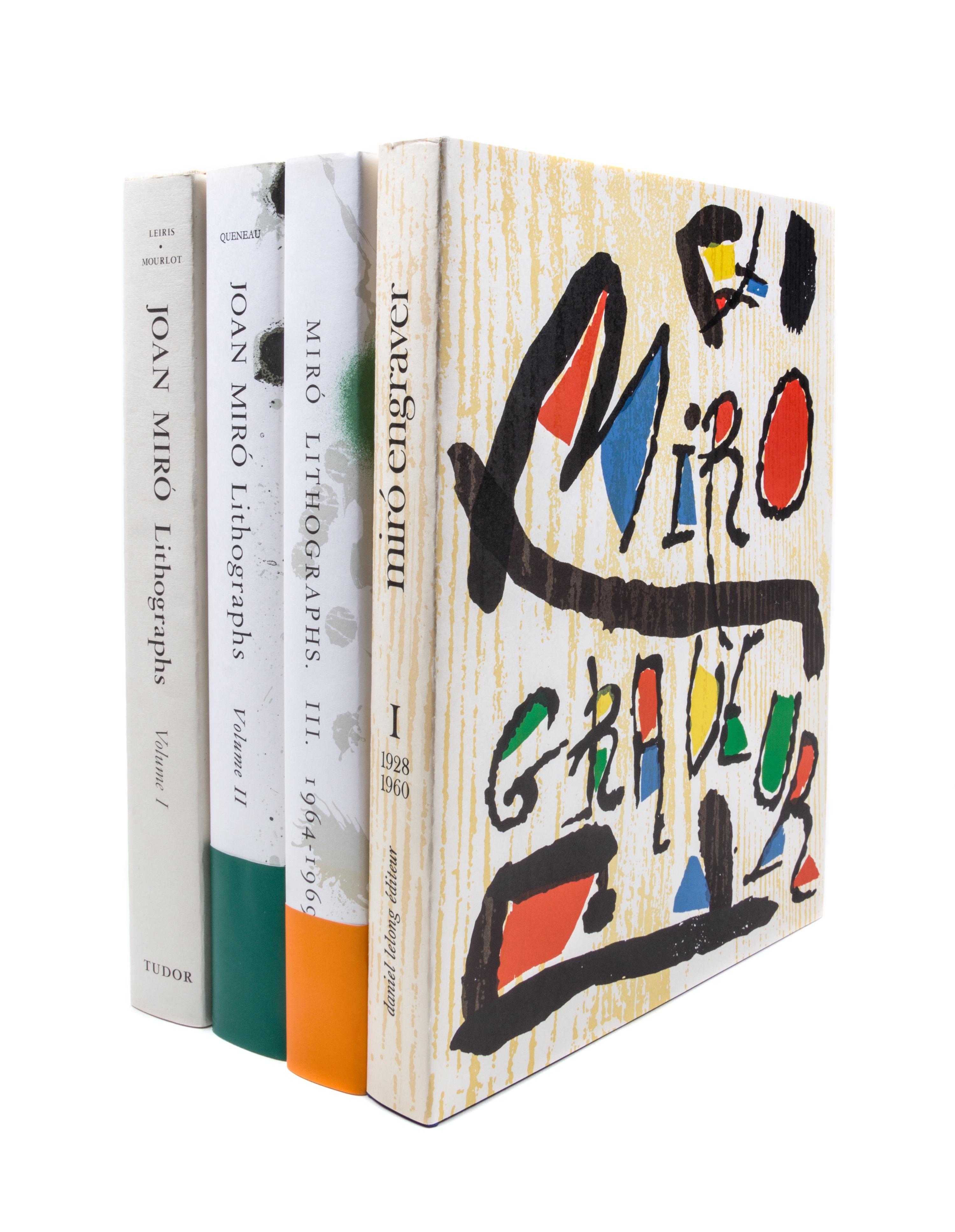 MIRO, JOAN. Lithographs I-III. Paris and New York, 1972-75-77. 3 vols. With Miro engraver I. (4 total)