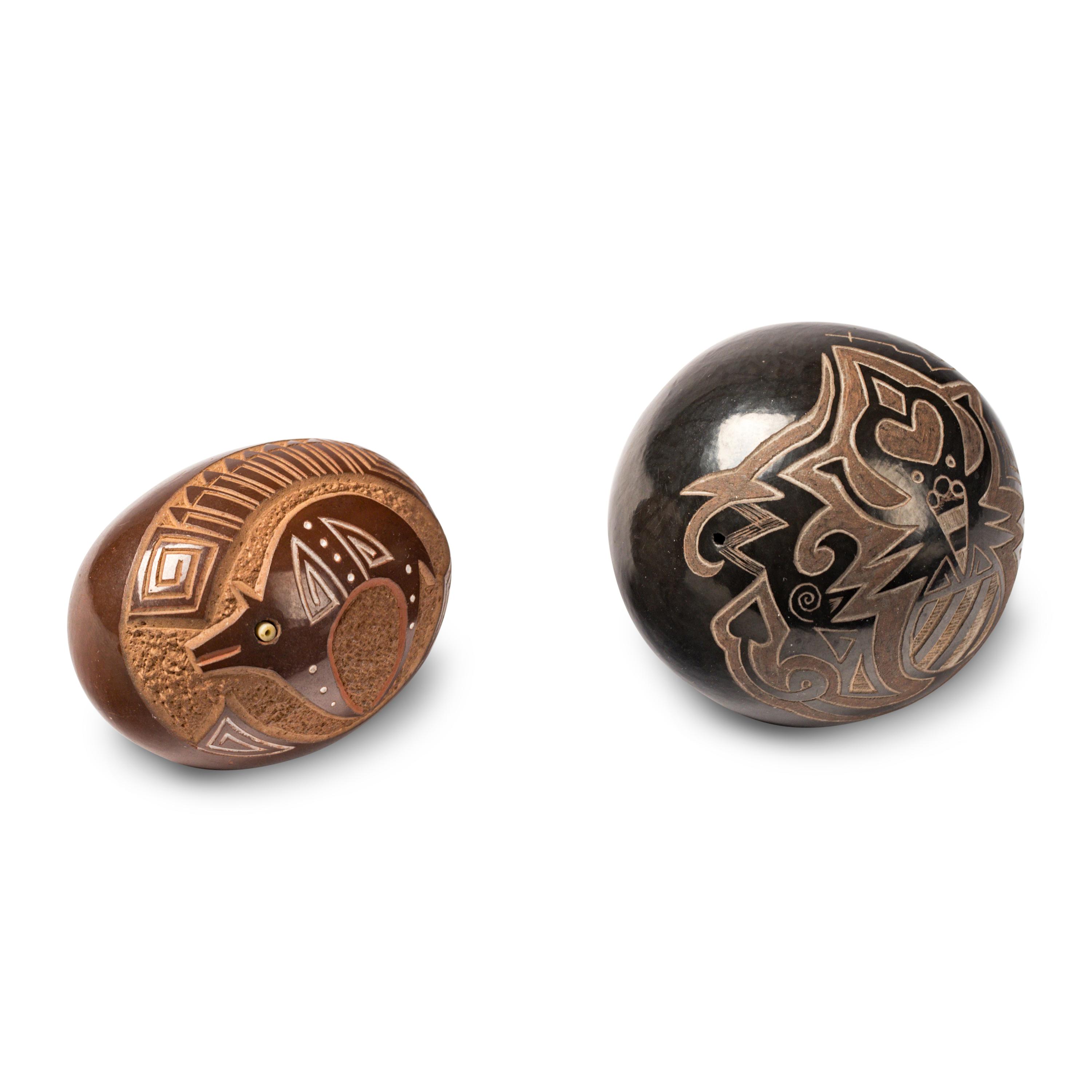 Art Cody Haungooah (Santa Clara, 1943-1985) — Miniature Sgraffito Pottery