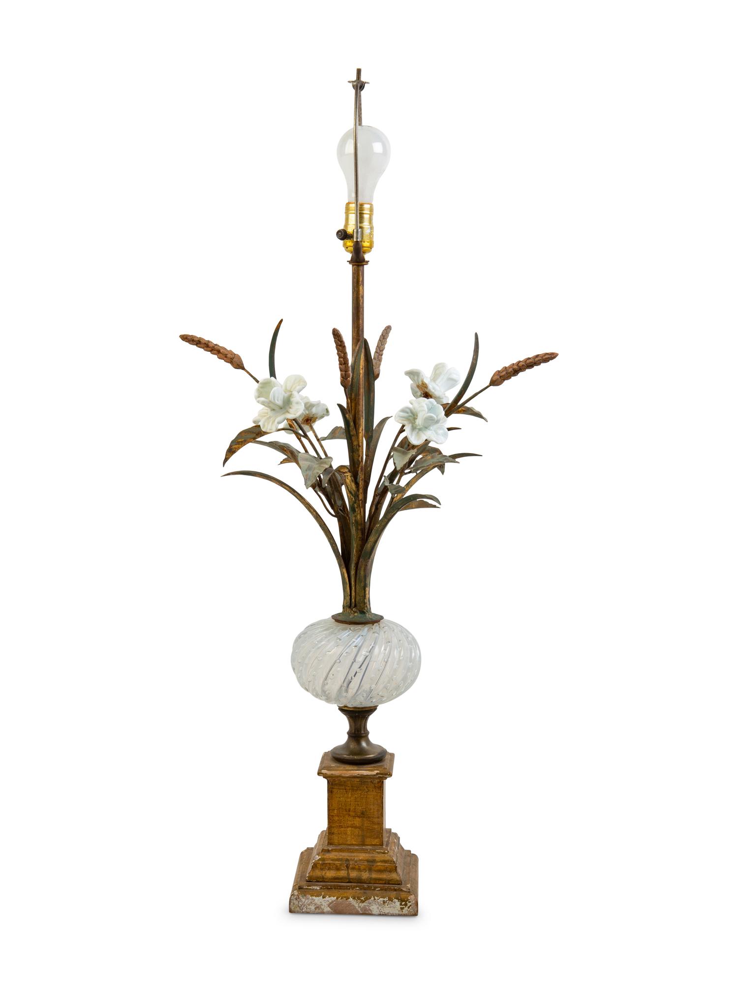 A Murano Glass Table Lamp