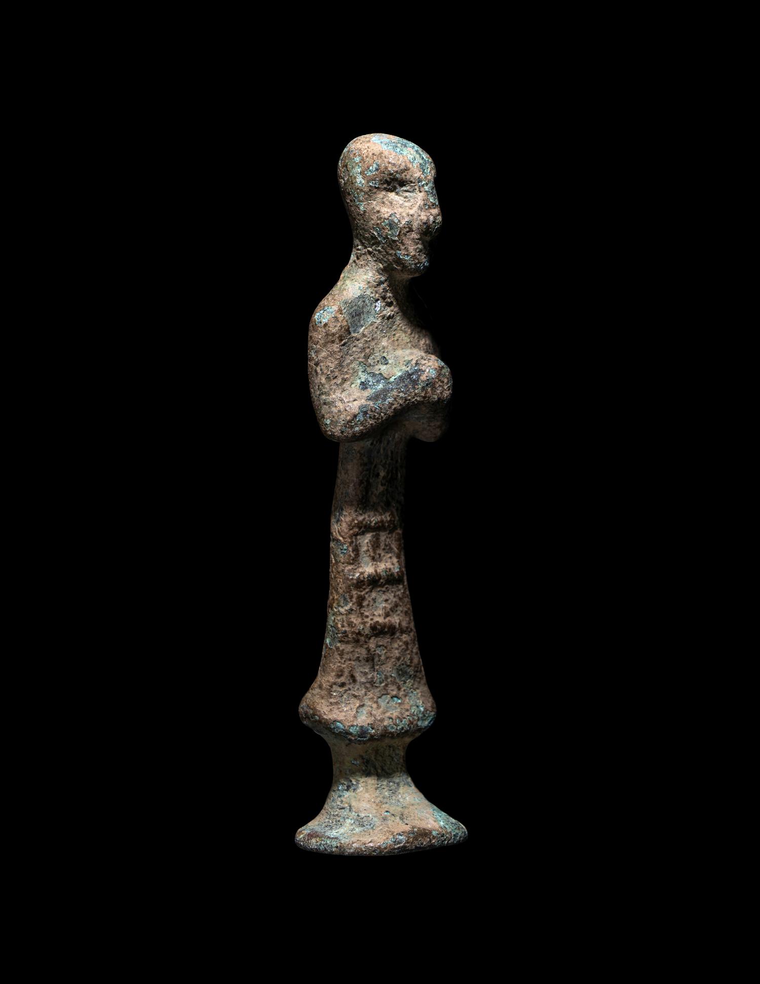 A Sumerian Copper Figure of a Male Worshipper