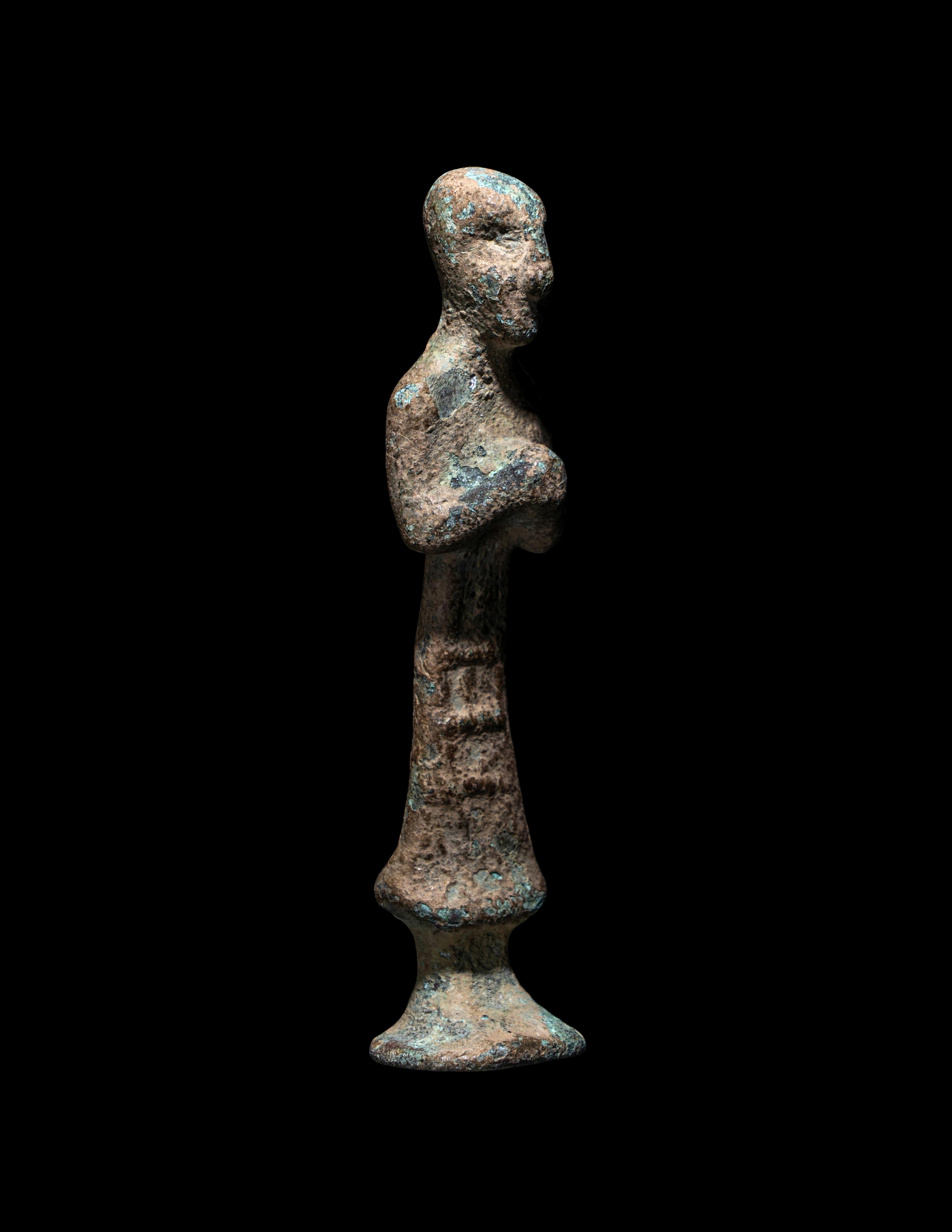 A Sumerian Copper Figure of a Male Worshipper