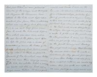 [MARITIME]. Markham, Sir Albert H. ALS on the HMS Niger describing pursuit of pirates. 1859.