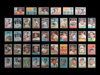 A Group of 55 1960s Topps Baseball Cards Featuring Multiple Hall of Famers and Notables,