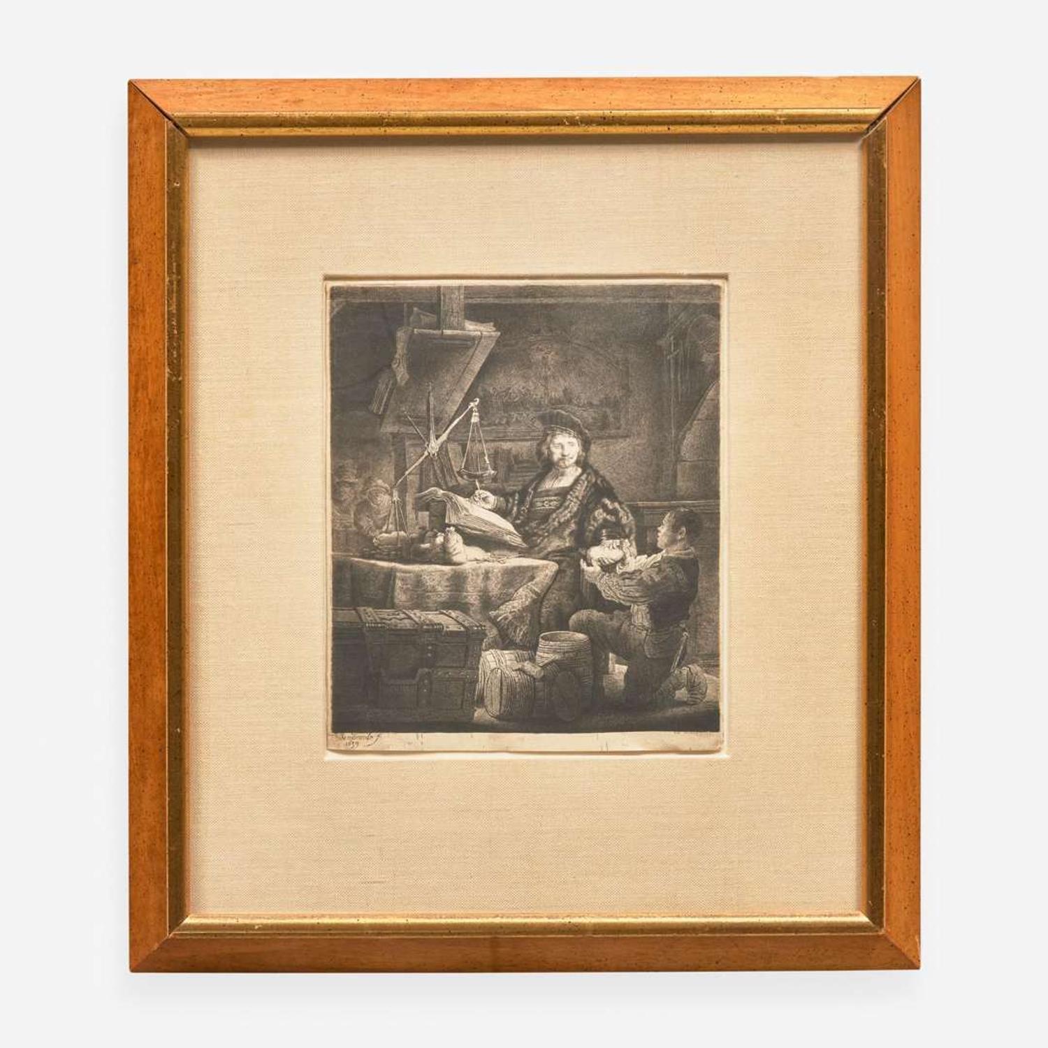 Rembrandt van Rijn (Dutch, 1606–1669) The Gold Weigher (Jan Uytenbogaert)