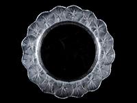 A Lalique Molded and Frosted Glass Honfleur Plate