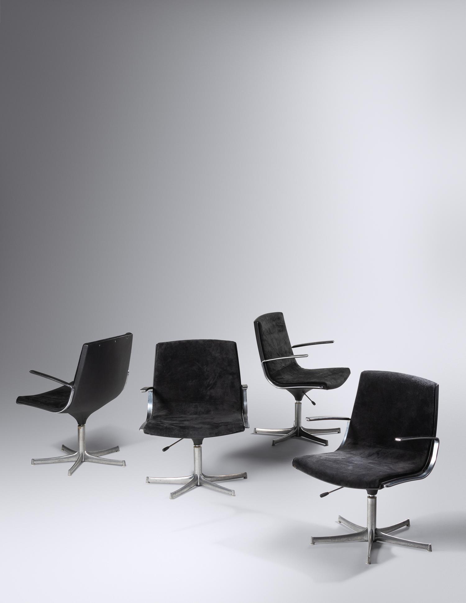 Set of Four Lounge Chairs Walter Knoll, Germany