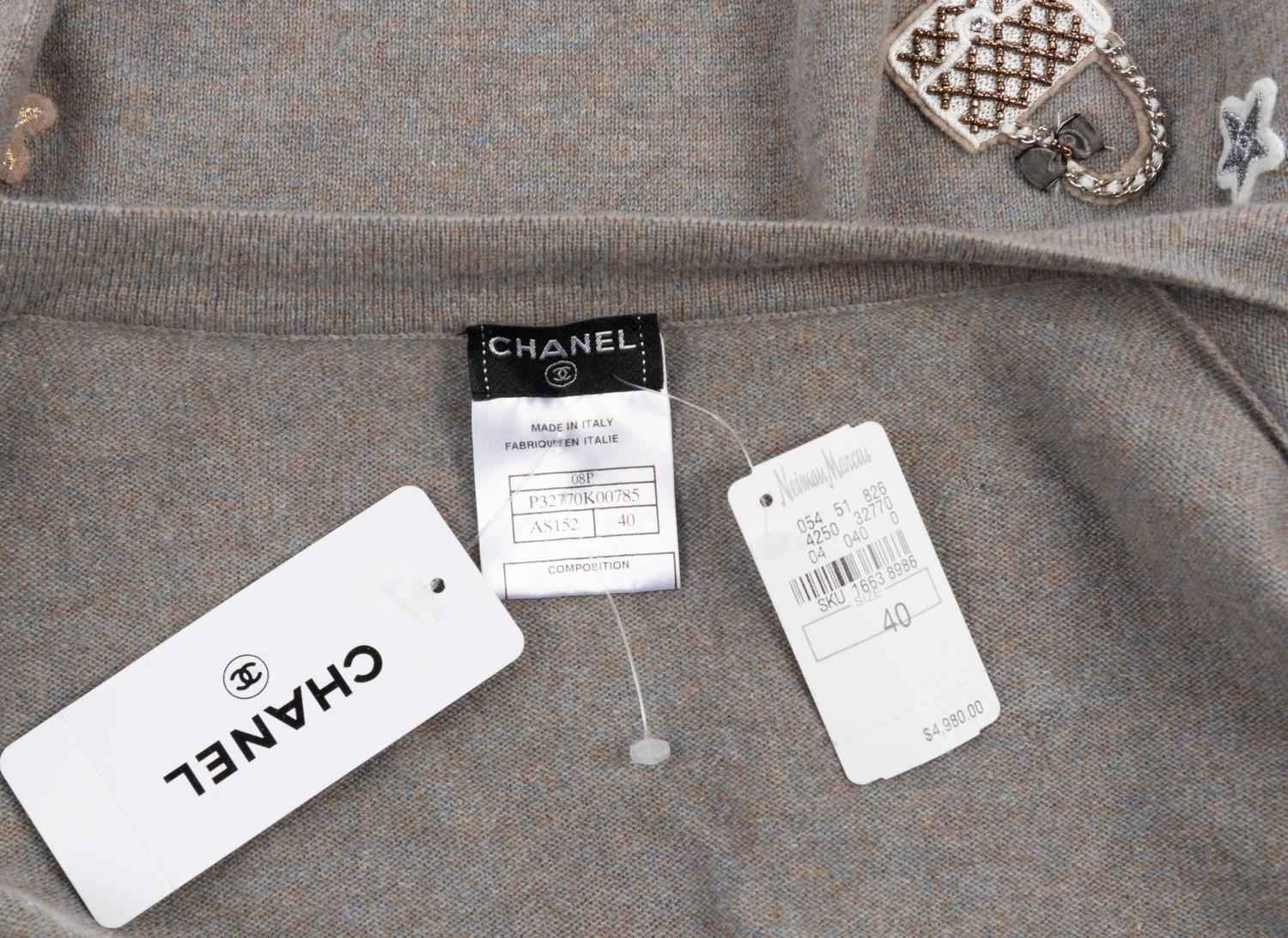 Chanel Cardigan Embellished with Appliques and Pins, Spring 2008