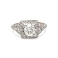 ART DECO, DIAMOND RING