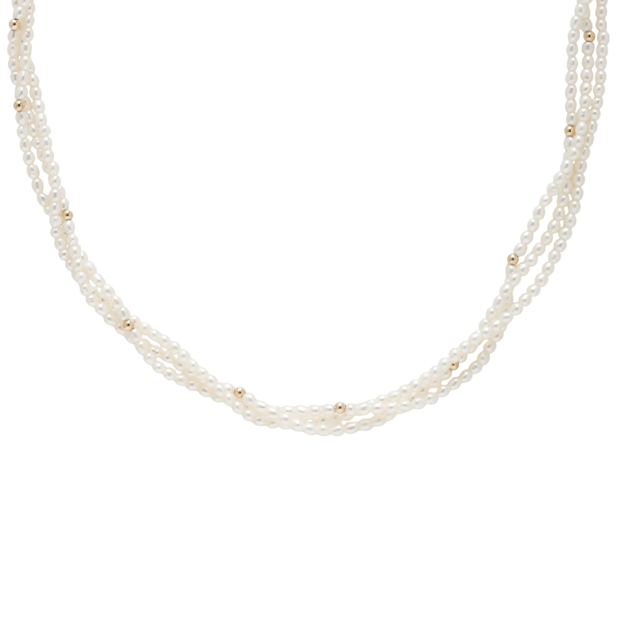 COLLECTION OF KESHI PEARL AND CULTURED PEARL NECKLACES