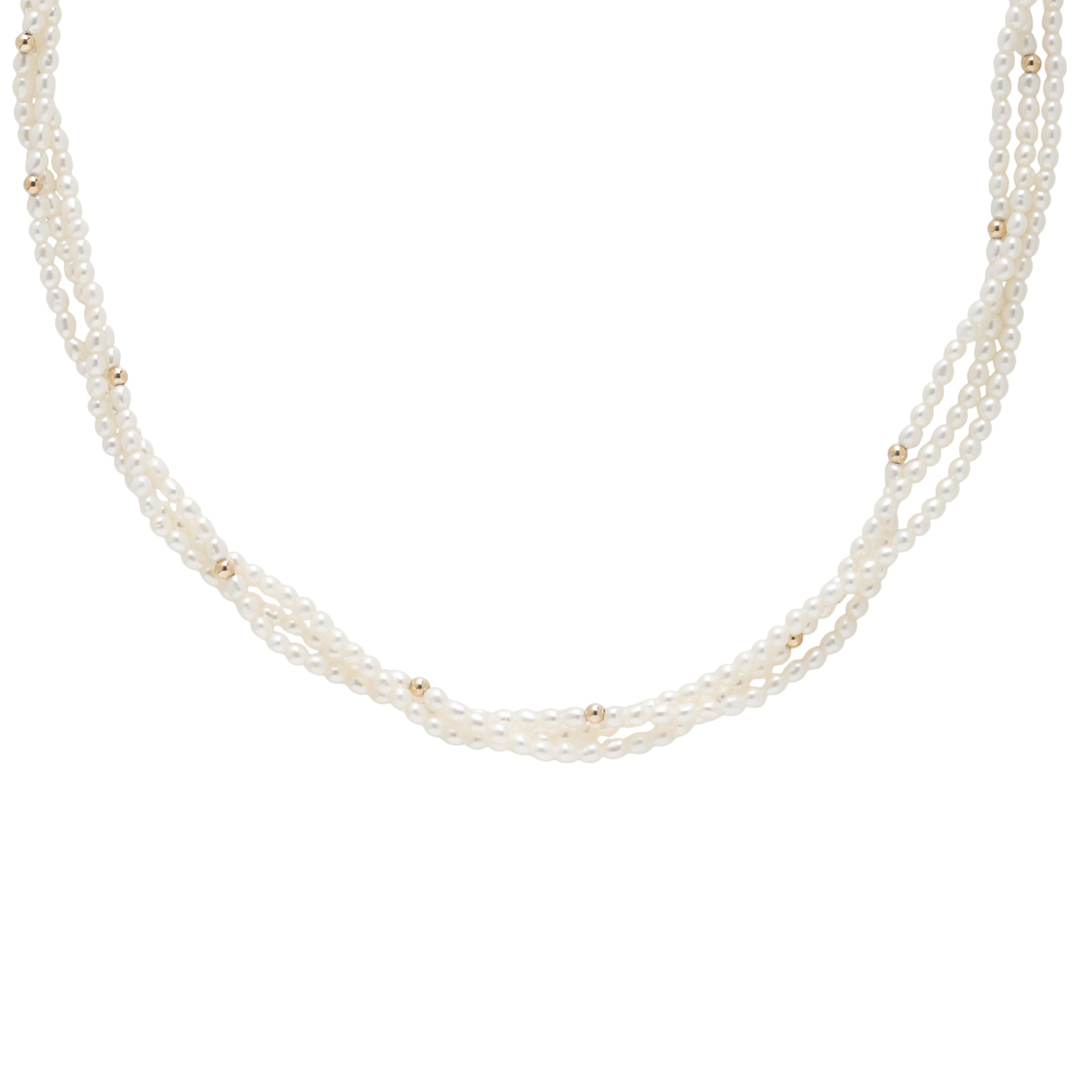 COLLECTION OF KESHI PEARL AND CULTURED PEARL NECKLACES