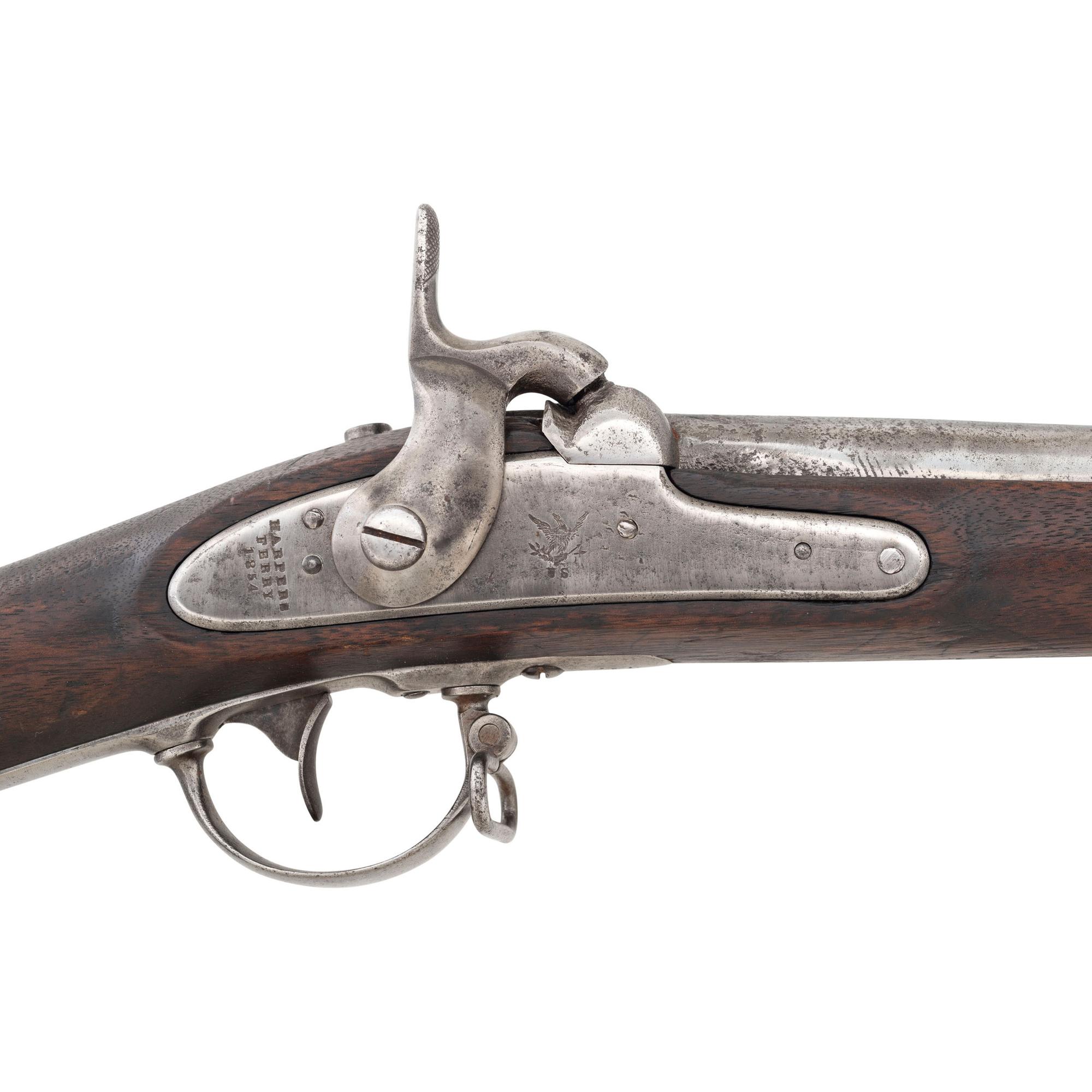 Harpers Ferry Rifled & Sighted US Model 1842 Musket