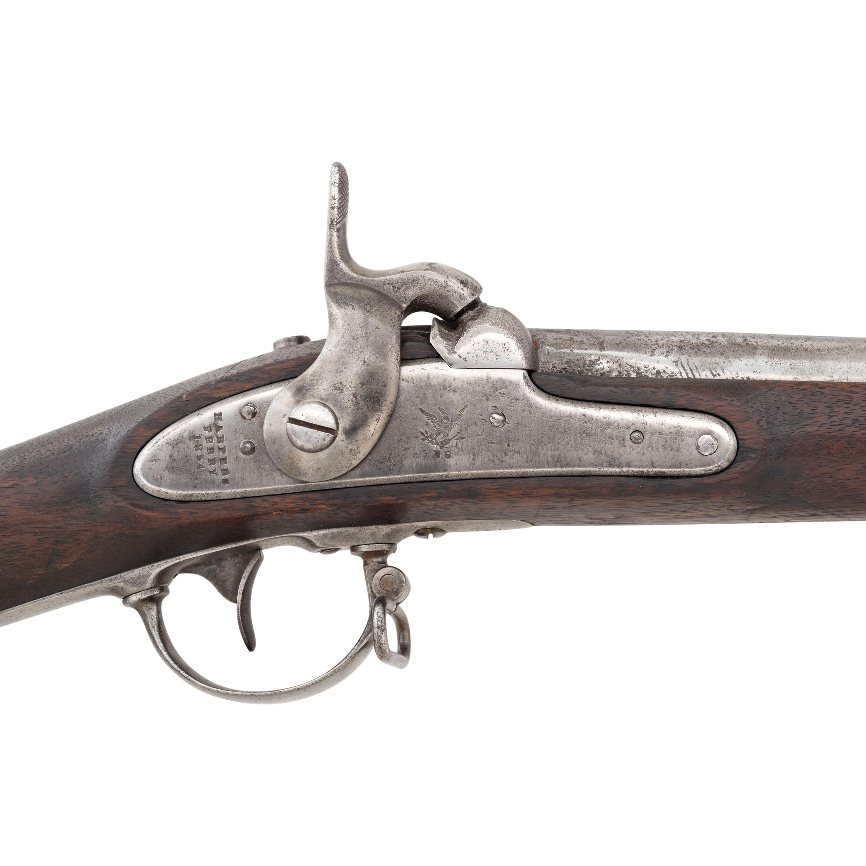 Harpers Ferry Rifled & Sighted US Model 1842 Musket