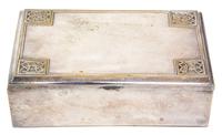 A German Silver-Plate Box, Wurttembergishche Metallwarenfabrick, circa 1930,