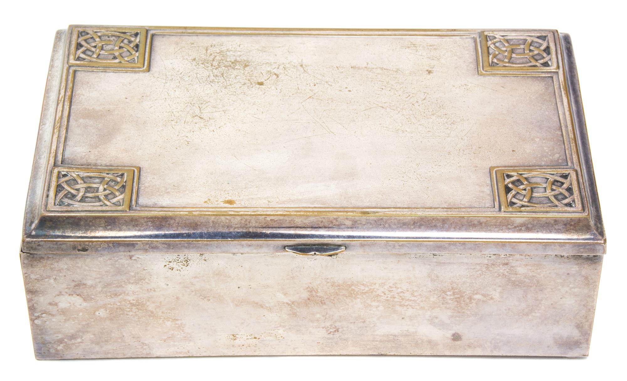 A German Silver-Plate Box, Wurttembergishche Metallwarenfabrick, circa 1930,