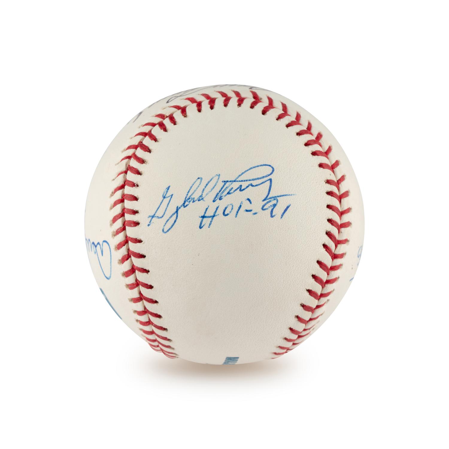 A Hall of Fame Pitchers Multi Signed Autograph Baseball (Beckett Authentication Services)