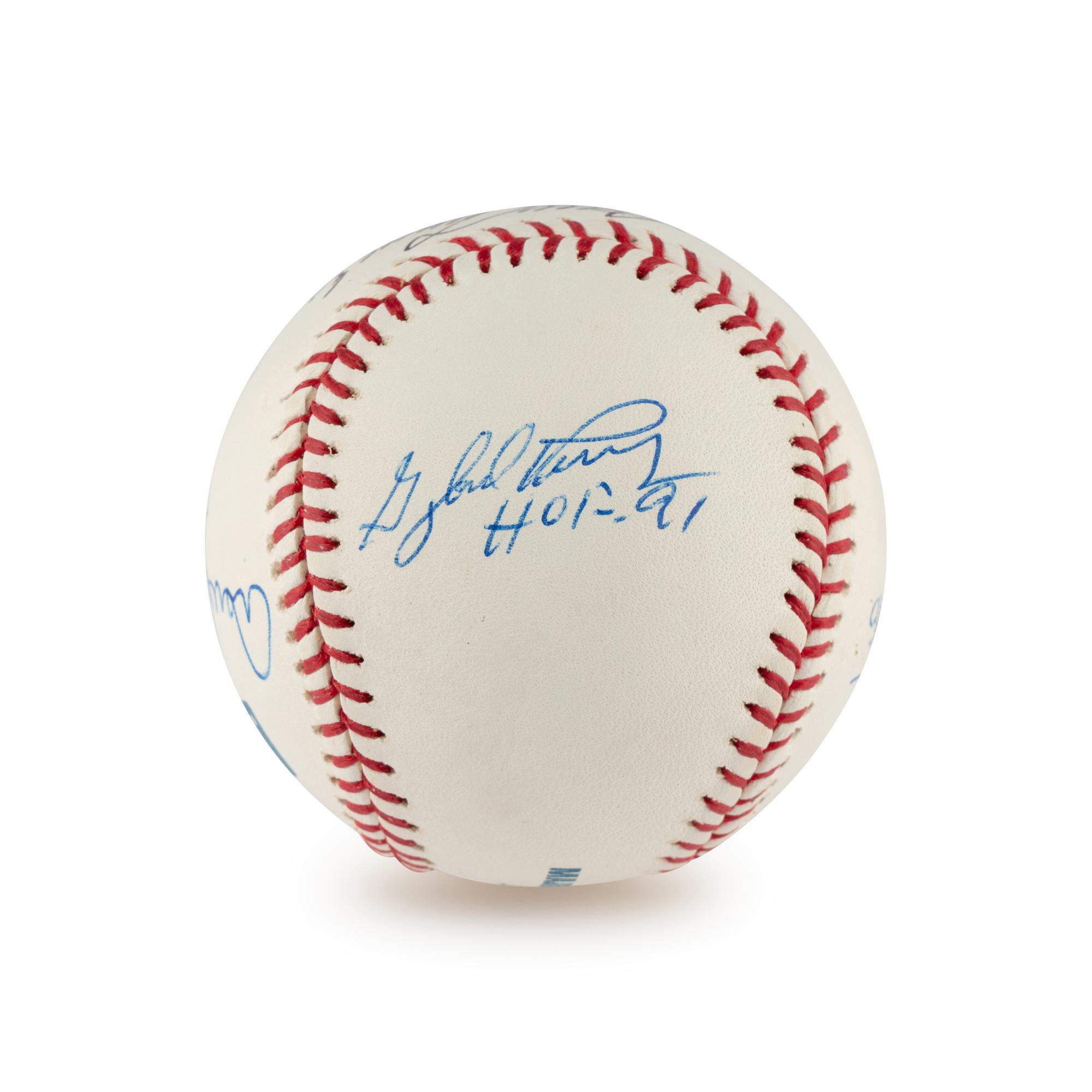 A Hall of Fame Pitchers Multi Signed Autograph Baseball (Beckett Authentication Services)