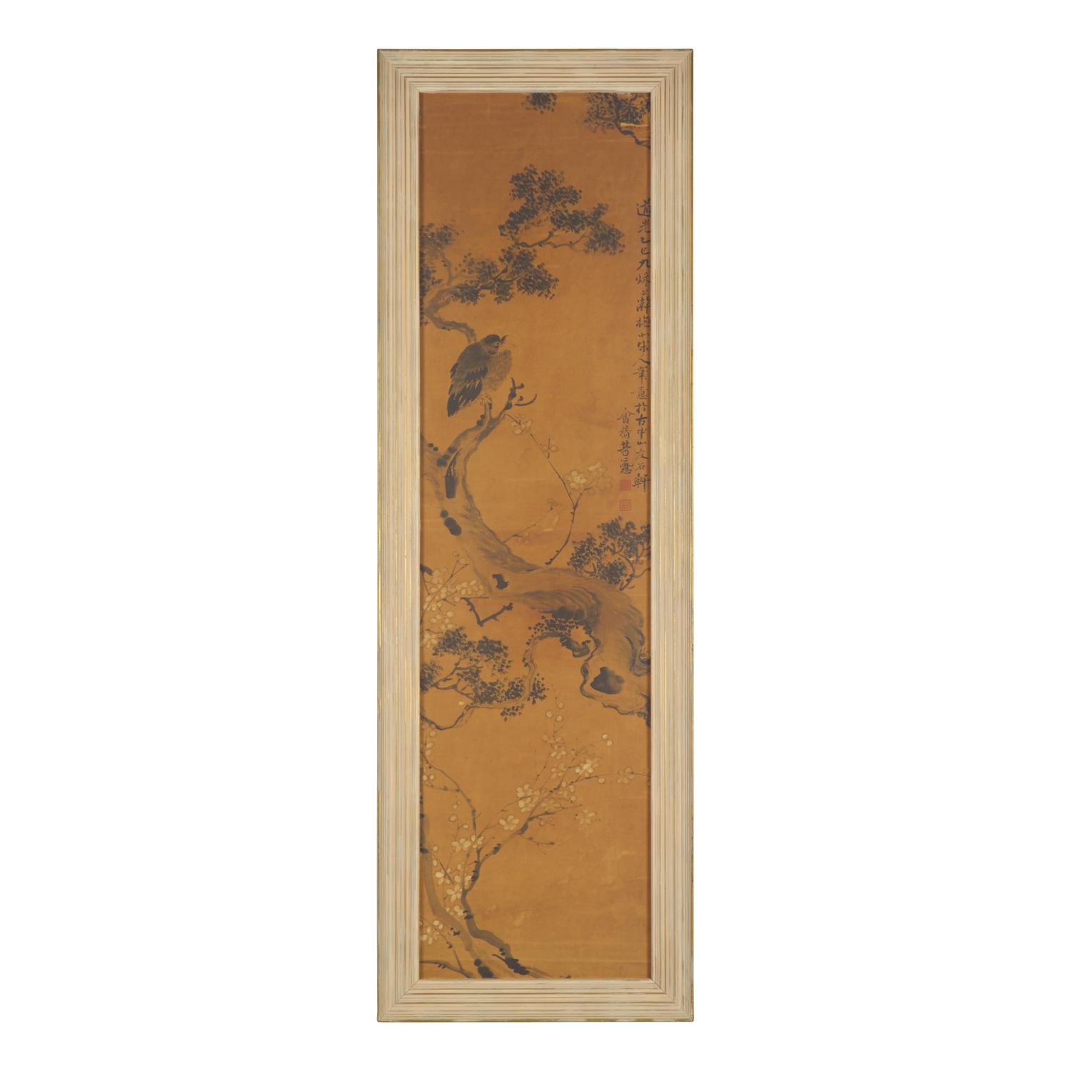 A Chinese Ink and Color on Paper Painting